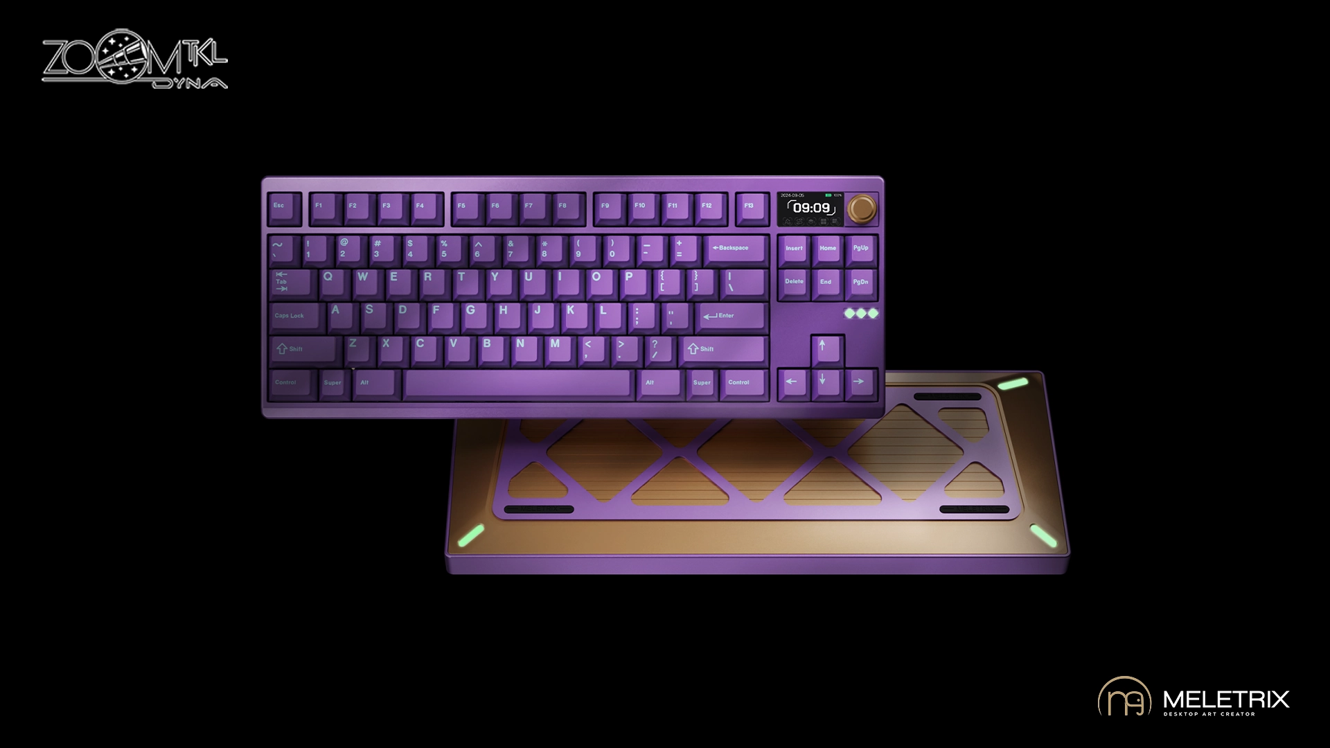 [Pre-Order] ZOOM TKL DYNA Eggplant Purple Durable Motion Gear Durable Finish