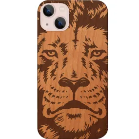 Lion Face 2 - Engraved Phone Case Protective Build Shock Absorber