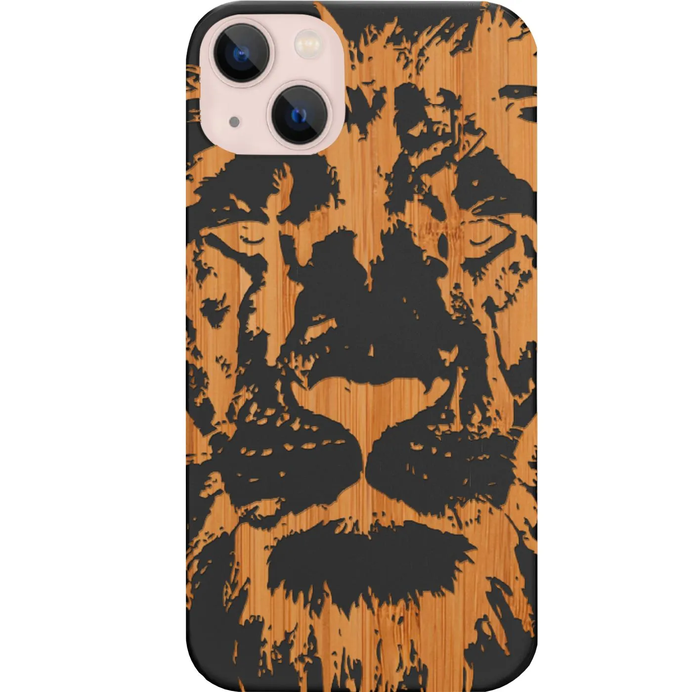 Lion Face 4 - Engraved Phone Case Lightweight texture