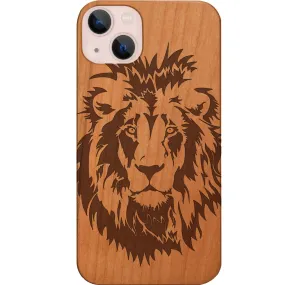 Lion Face 5 - Engraved Phone Case Compact Shape