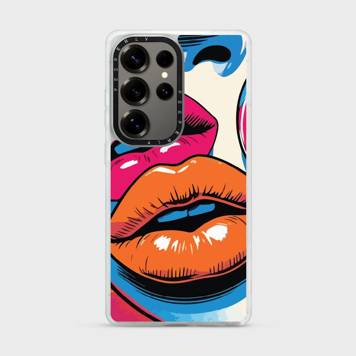 Lip Pop Signature Compact Pattern Polished Edge