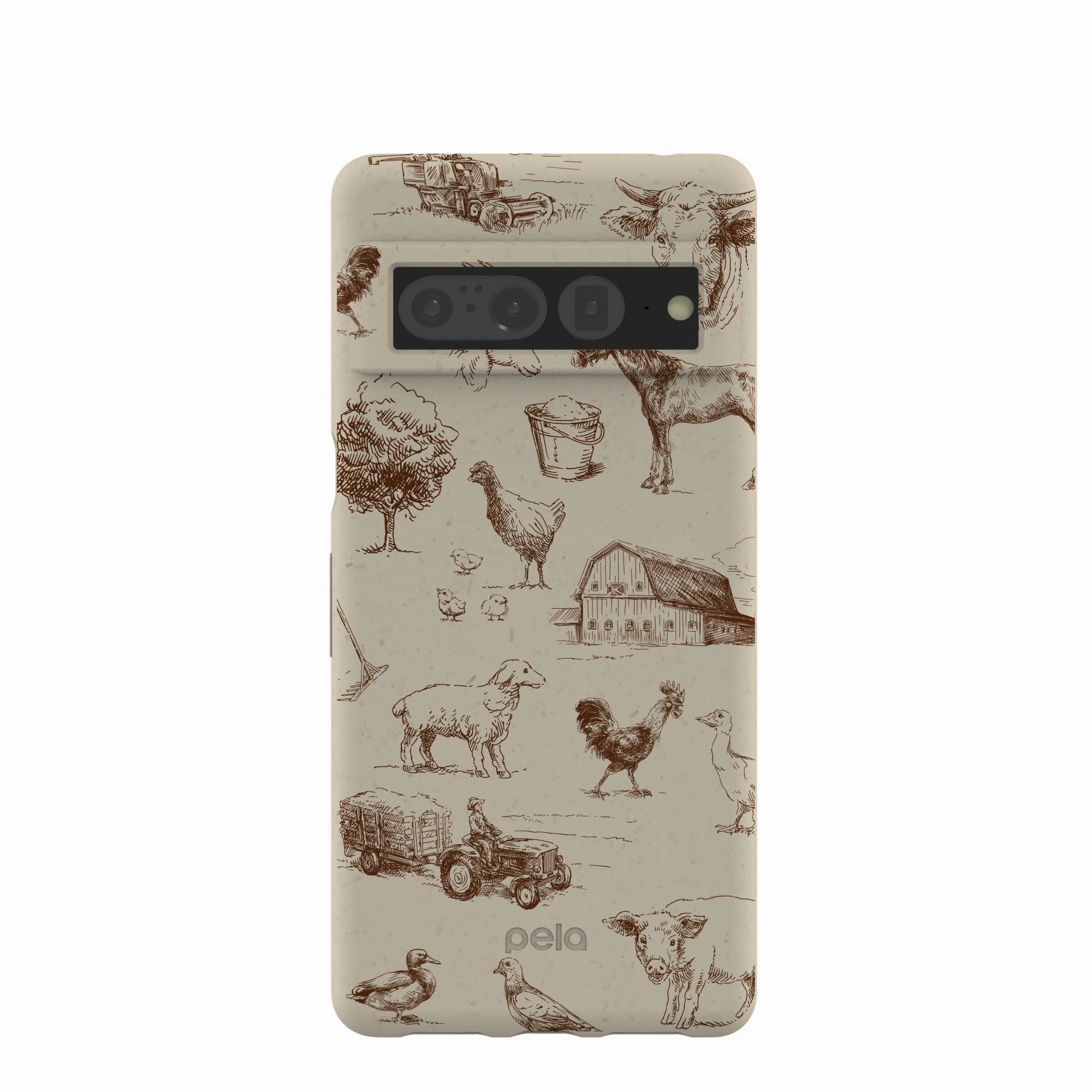 London Fog Barn and Field Google Pixel 7 Pro Case Color Pattern Smooth Finish