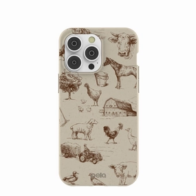 London Fog Barn and Field iPhone 14 Pro Max Case Polished Texture Finish Modern Grip Texture