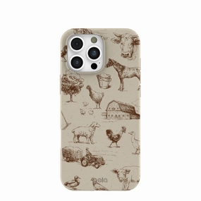 Matte Surface Protective Edge London Fog Barn and Field iPhone 16 Pro Max Case