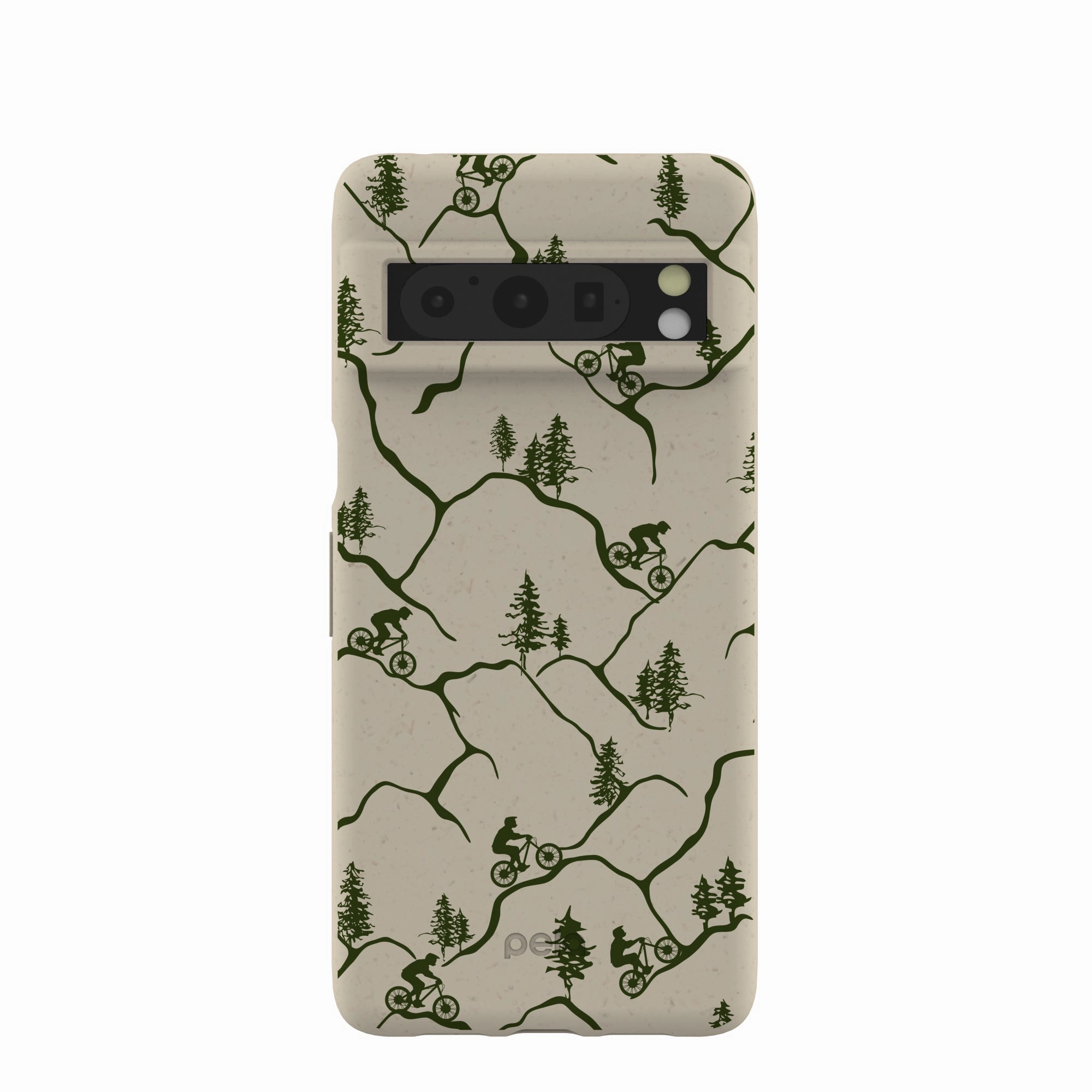 London Fog Bike Trek Google Pixel 8 Pro Case Modern Aesthetic Smooth Coating