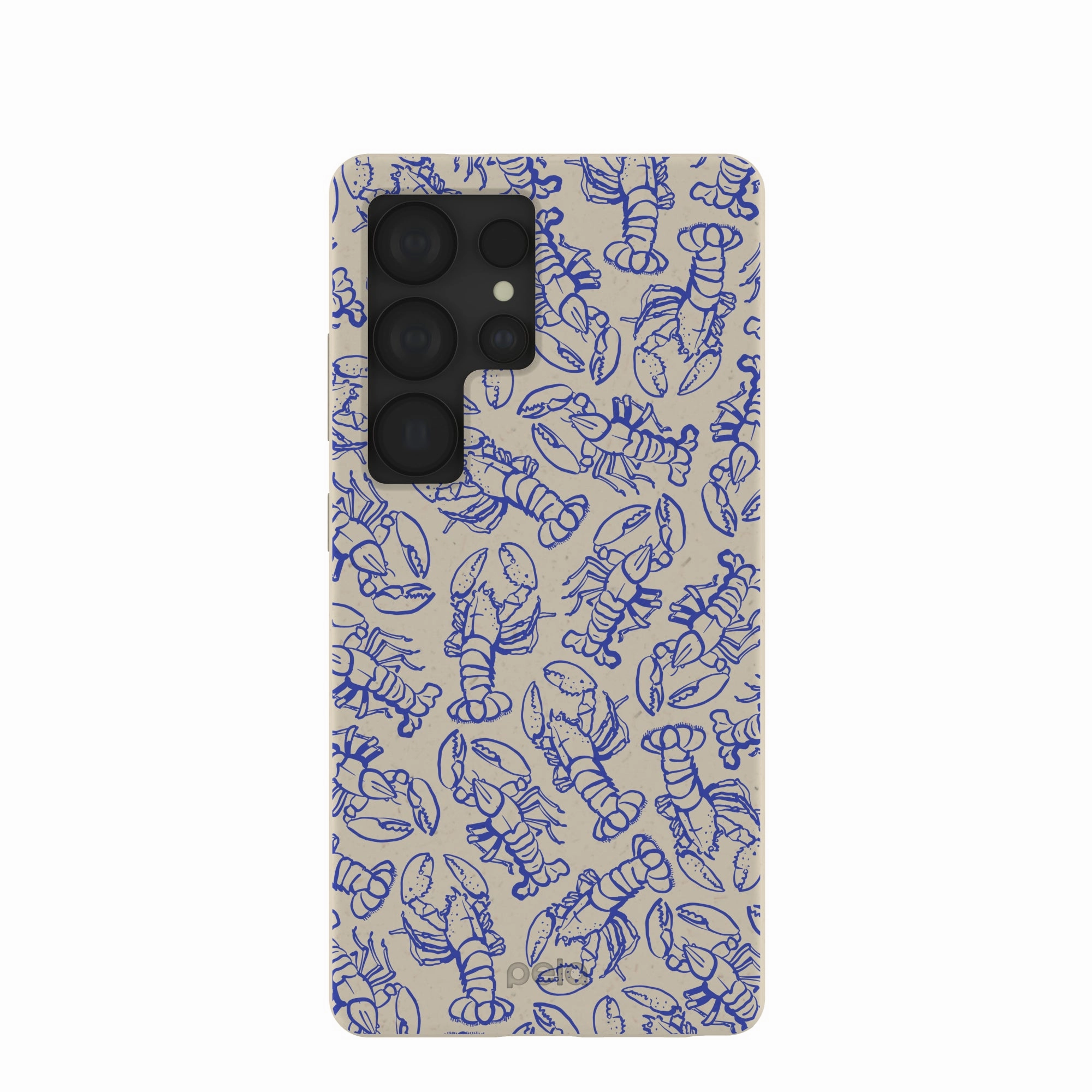 London Fog Blue Lobster Samsung Galaxy S25 Ultra Case Functional Design Rugged Pattern Texture