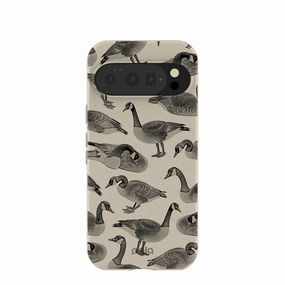 London Fog Canadian Geese Google Pixel 10/10 Pro Case Elegant Design Layer