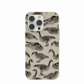 London Fog Canadian Geese iPhone 14 Pro Max Case Impact Resistant Raised Edges