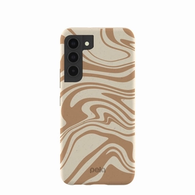 Comfort grip design London Fog Cappuccino Samsung Galaxy S22 Case