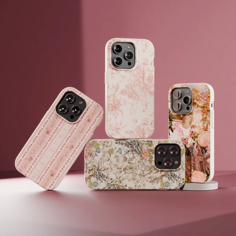 Compact Texture Layer London Fog Celestial Tableau iPhone 17 Pro Max Case