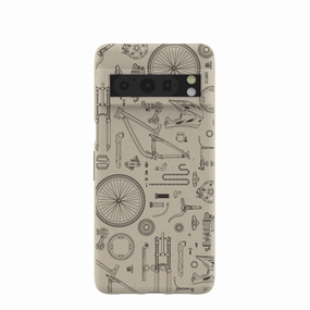 London Fog Changing Gears Google Pixel 8 Pro Case Durable Texture Finish