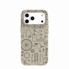 London Fog Changing Gears iPhone 17 Pro Max Case Soft Grip Layer