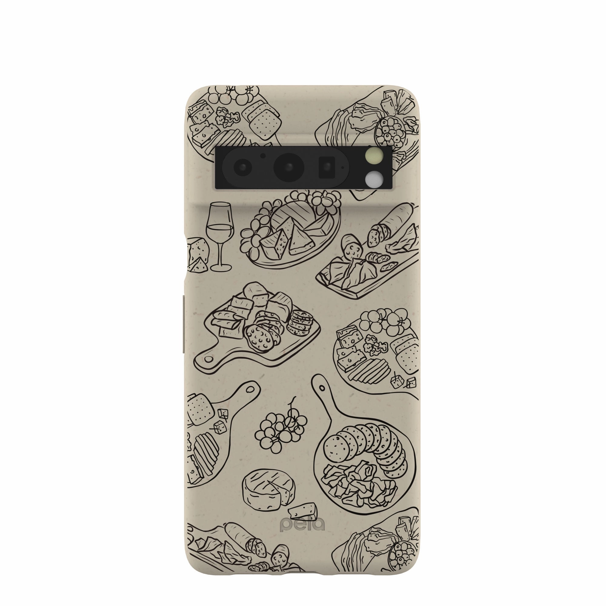 London Fog Charcuterie Boards Google Pixel 8 Pro Case Rugged Edge Smooth Layer Texture