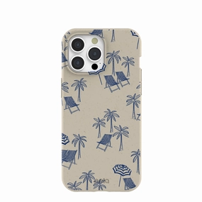 London Fog Coastal Lounging iPhone 15 Pro Max Case Rugged Build Daily Durability