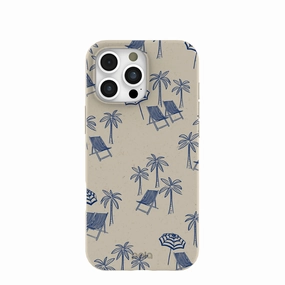 London Fog Coastal Lounging iPhone 16 Pro Max Case Protective Shell Design