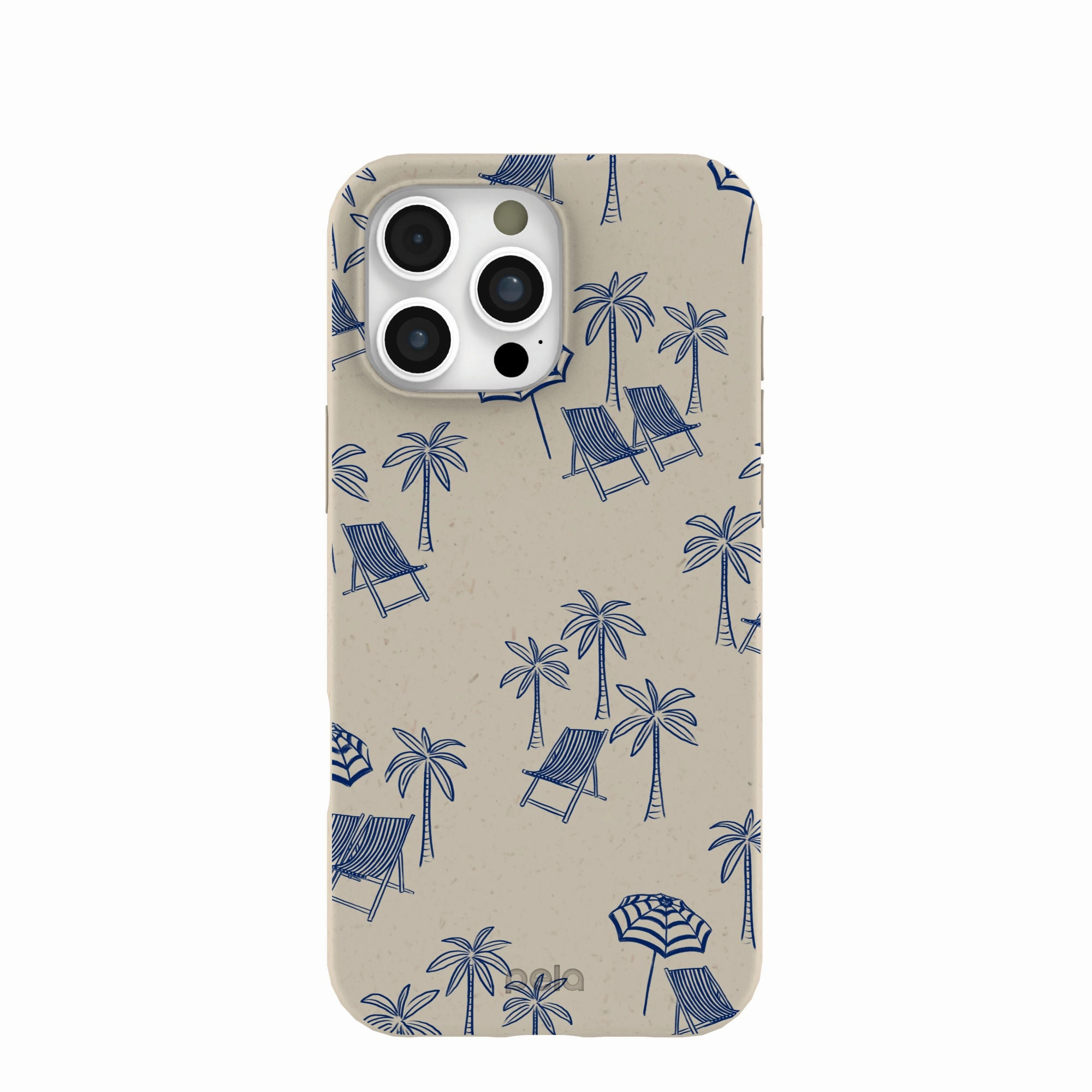London Fog Coastal Lounging iPhone 16 Pro Max Case Protective Shell Design