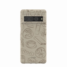 Reusable Material Hybrid Material Build London Fog Cozy At Home Google Pixel 7 Pro Case