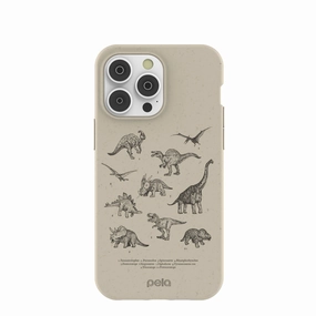 Creative Texture London Fog Dinosaurology iPhone 14 Pro Max Case