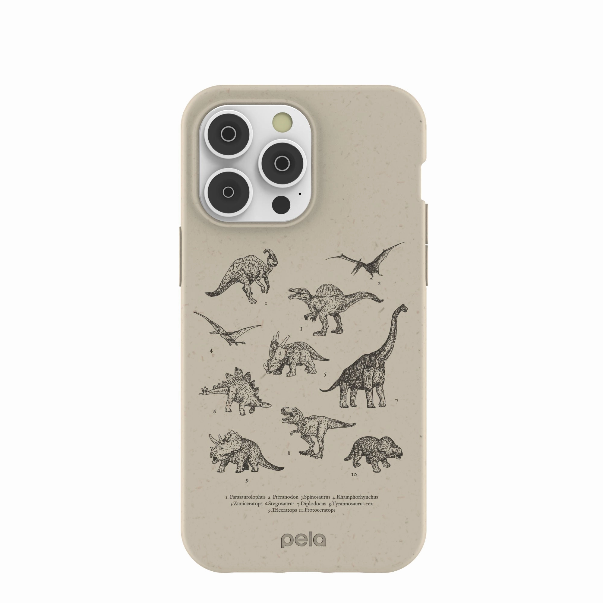 Creative Texture London Fog Dinosaurology iPhone 14 Pro Max Case