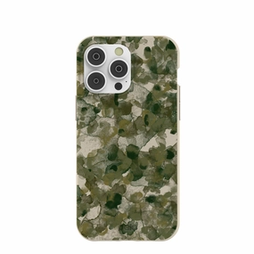 London Fog Foliage Camo iPhone 14 Pro Max Case Textured Grip