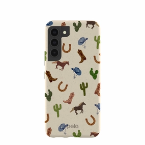 Ergonomic Texture Soft Edge London Fog Giddy Up Samsung Galaxy S22 Case