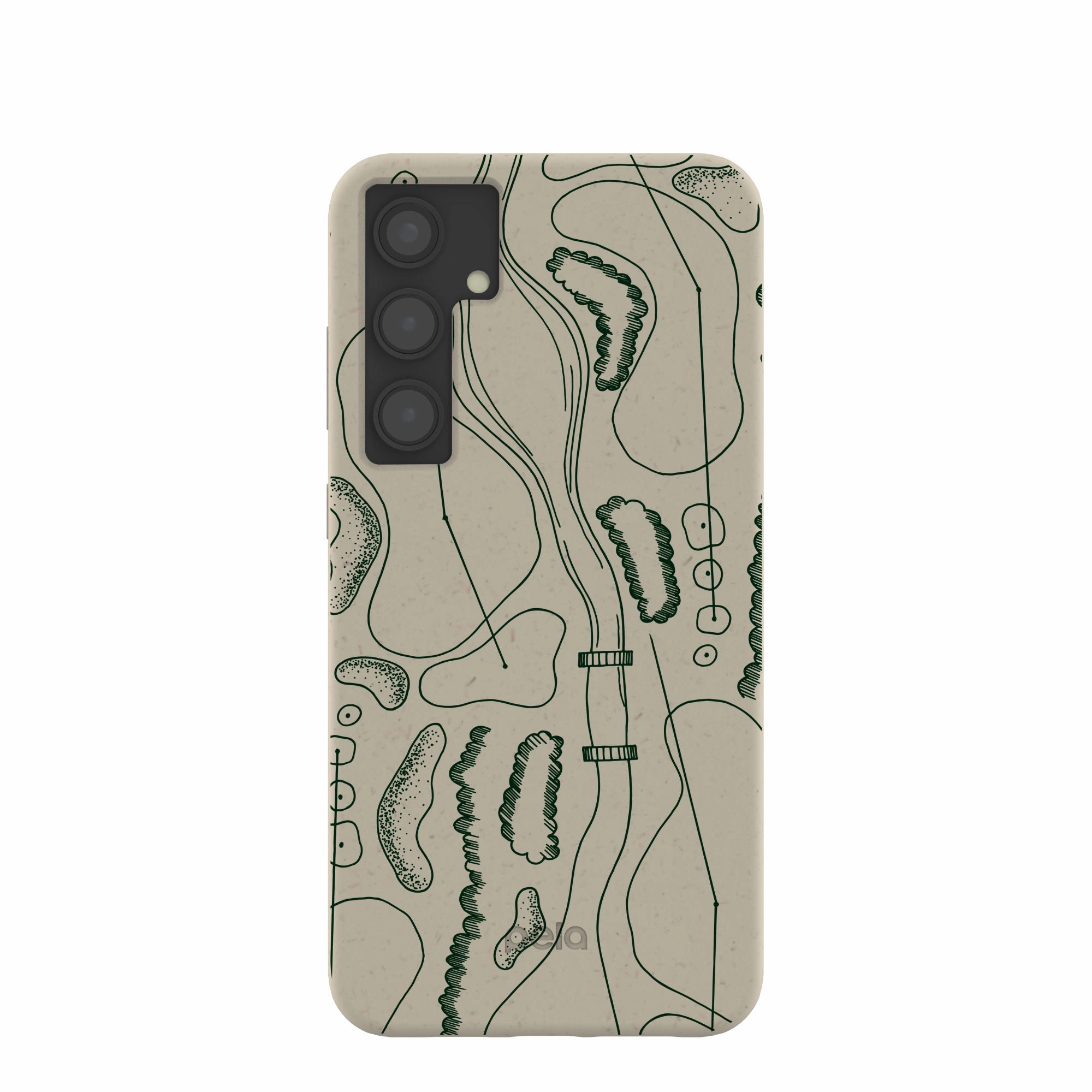 London Fog Golf Course Samsung Galaxy S24 (Plus) Case Full Coverage Polished Detail