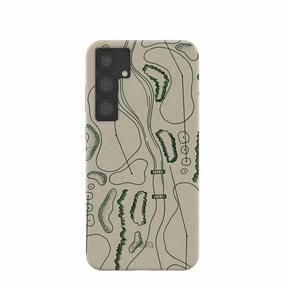 London Fog Golf Course Samsung Galaxy S24 (Plus) Case Full Coverage Polished Detail