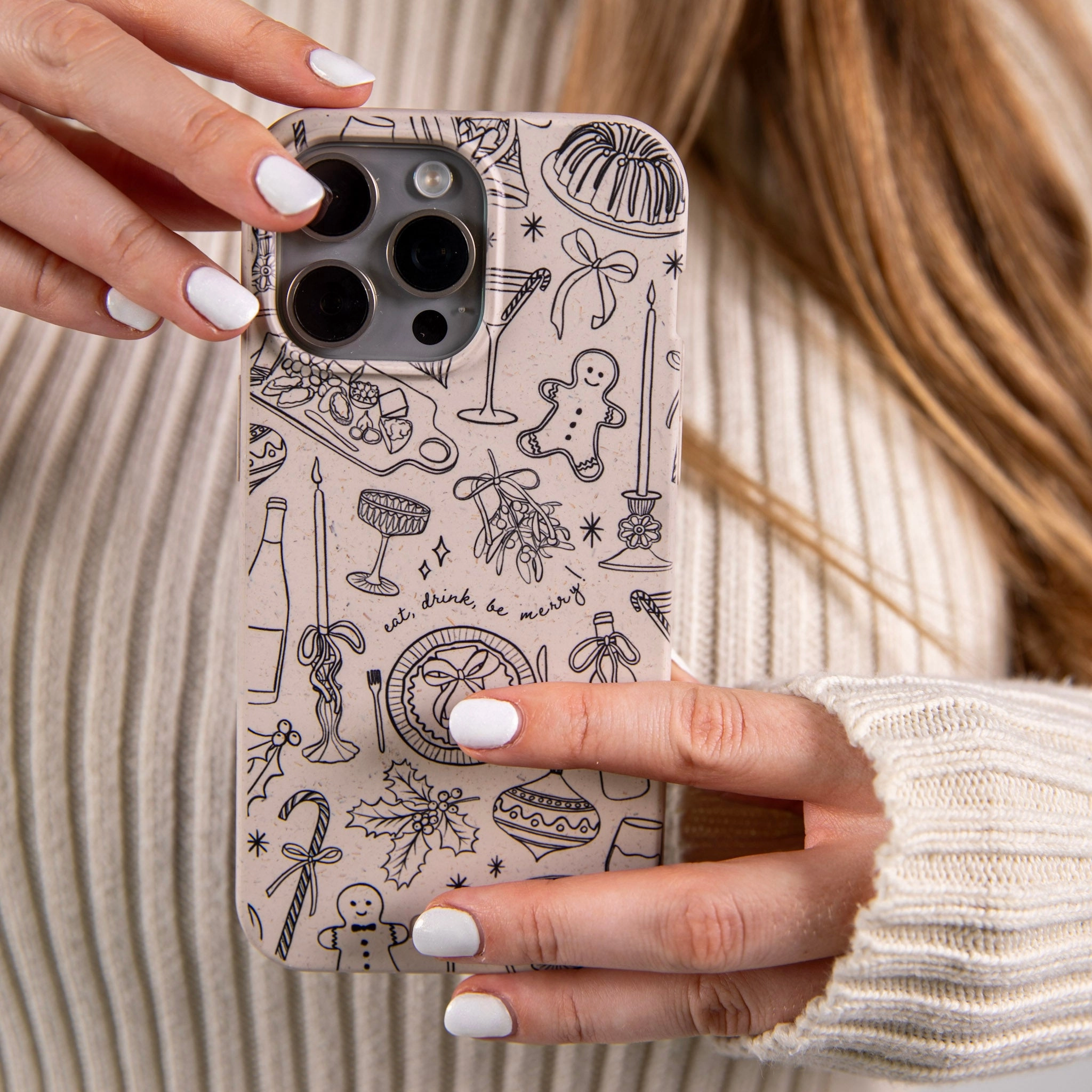 Minimal Protection Modern Accent London Fog Holiday Dinner Party iPhone 17 Pro Max Case