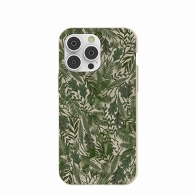 London Fog Leaf Camo iPhone 14 Pro Max Case Fashion Choice Elegant Style