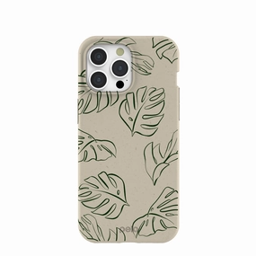 London Fog Leaf Lines iPhone 15 Pro Max Case Ergonomic Feel