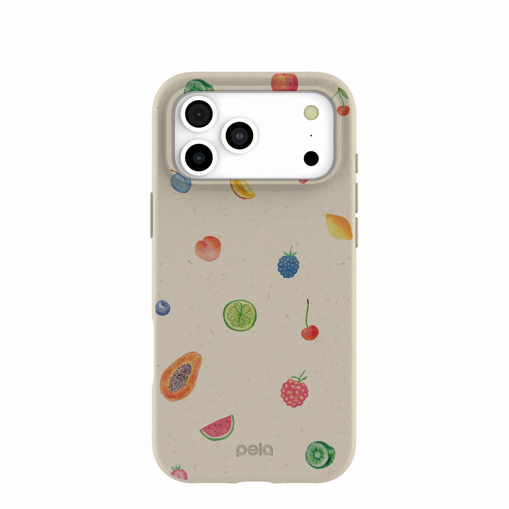 London Fog Lil Fruity iPhone 17 Pro Max Case Ergonomic form