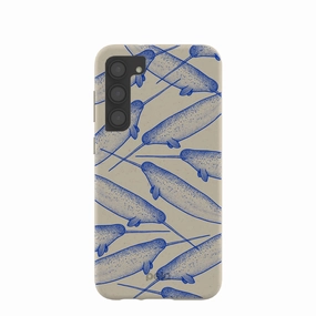 London Fog Magical Narwhal Samsung Galaxy S23 (Plus) Case Rugged Grip