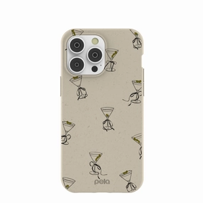Modern Build Texture London Fog Martini Me iPhone 14 Pro Max Case