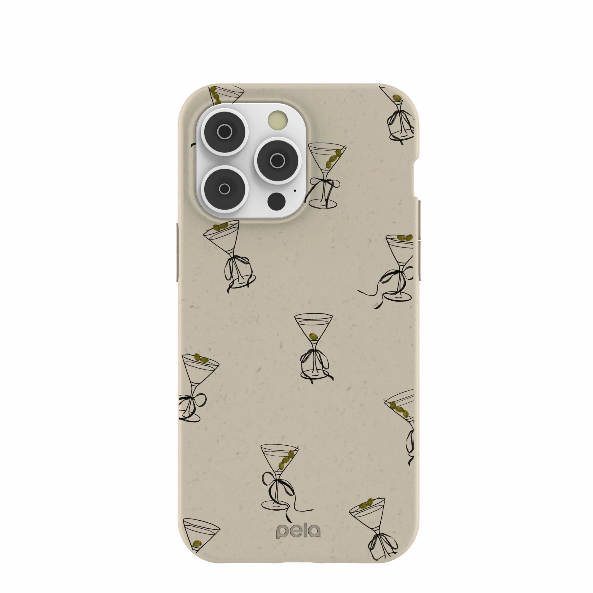 Modern Build Texture London Fog Martini Me iPhone 14 Pro Max Case
