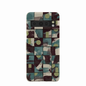 London Fog Mosaic Puzzle Google Pixel 8 Pro Case Stylish Detail