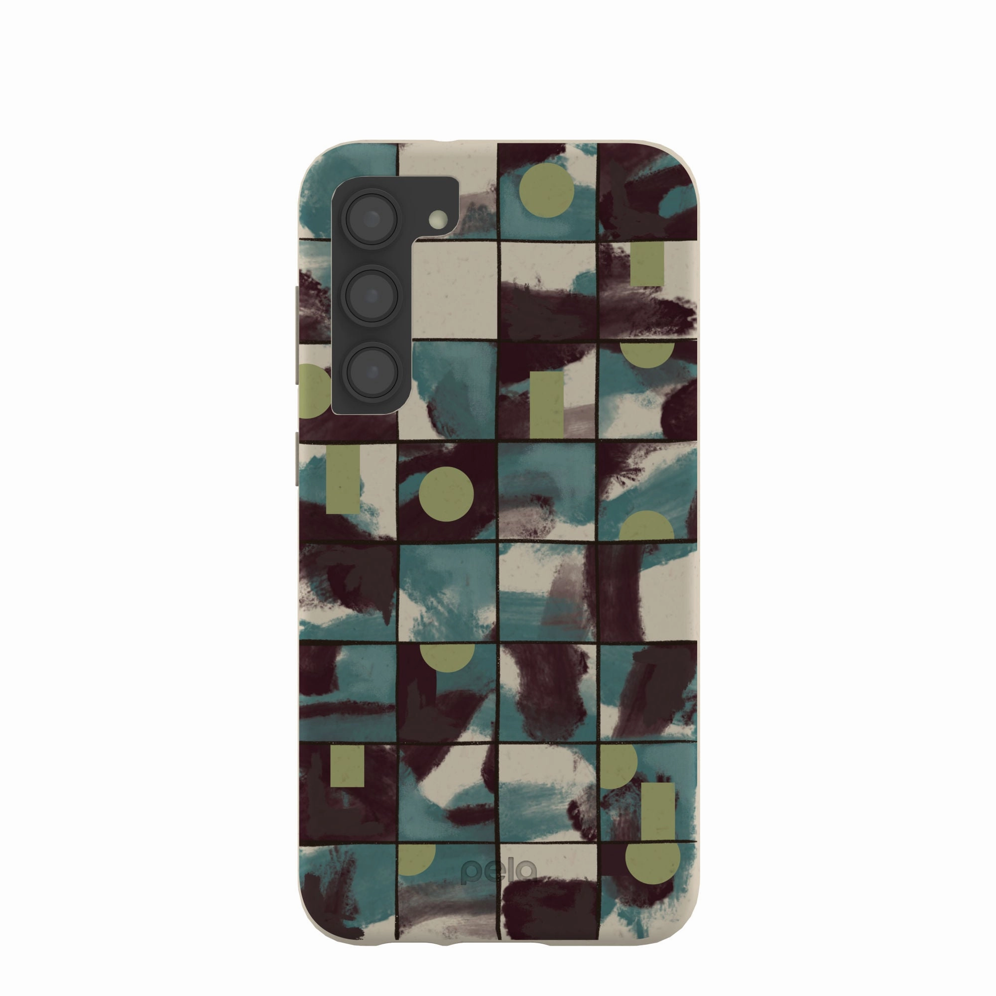London Fog Mosaic Puzzle Samsung Galaxy S23 (Plus) Case Smooth Craftsmanship Modern Grip Texture