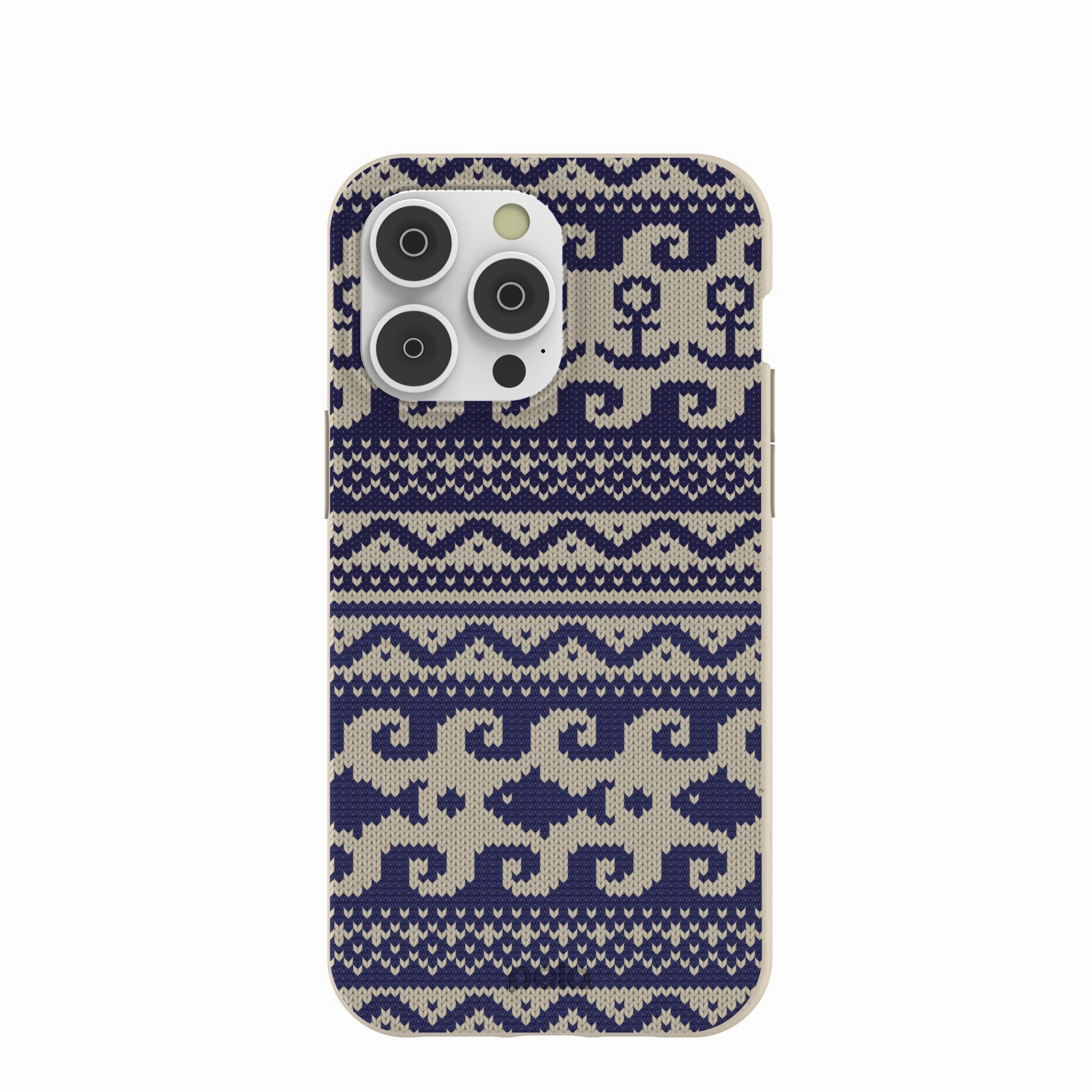 Slim Edge London Fog Ocean Knit iPhone 14 Pro Max Case