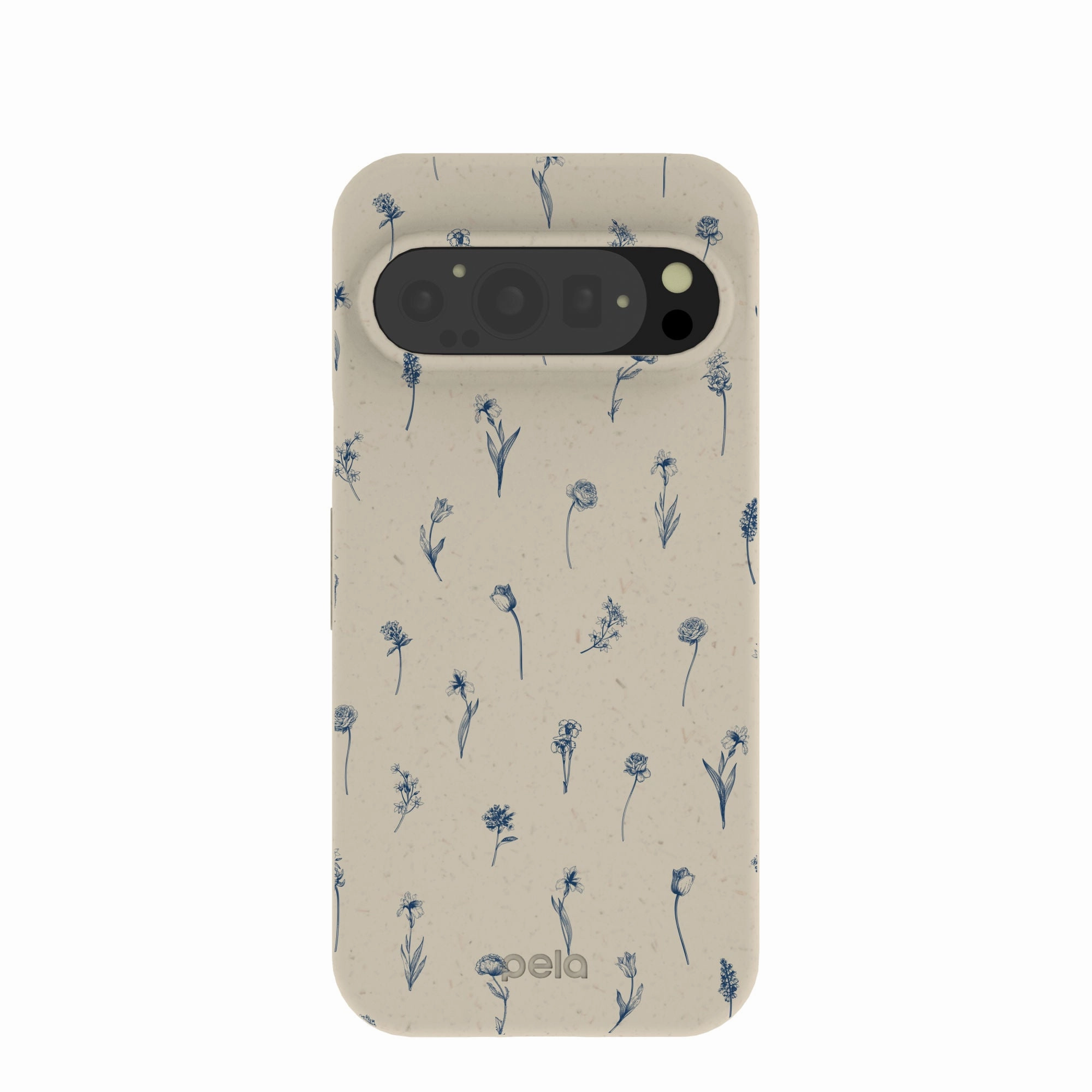London Fog Petite Perennials Google Pixel 9/9 Pro Case Soft Finish Layer Pocket Ready