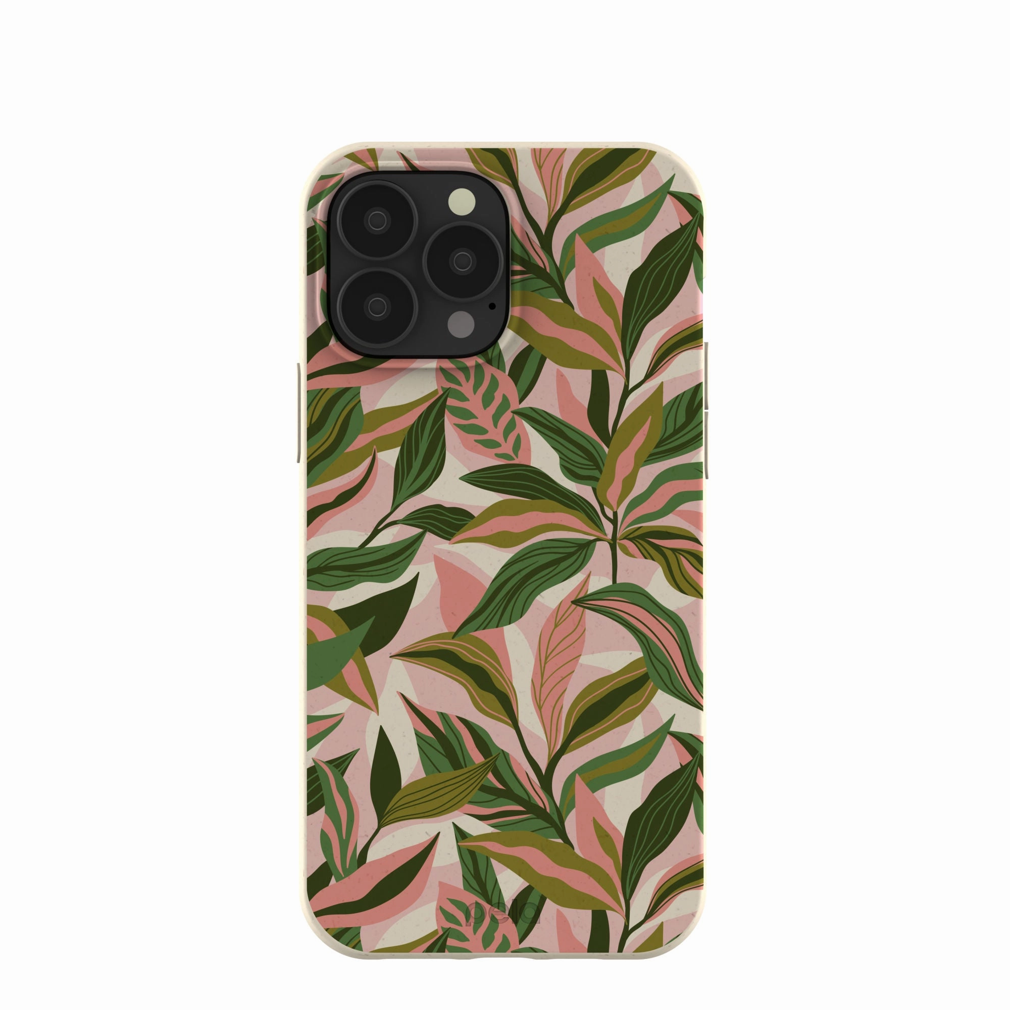 London Fog Pink Botanics iPhone 13 Pro Max Case Modern feature Ergonomic grip