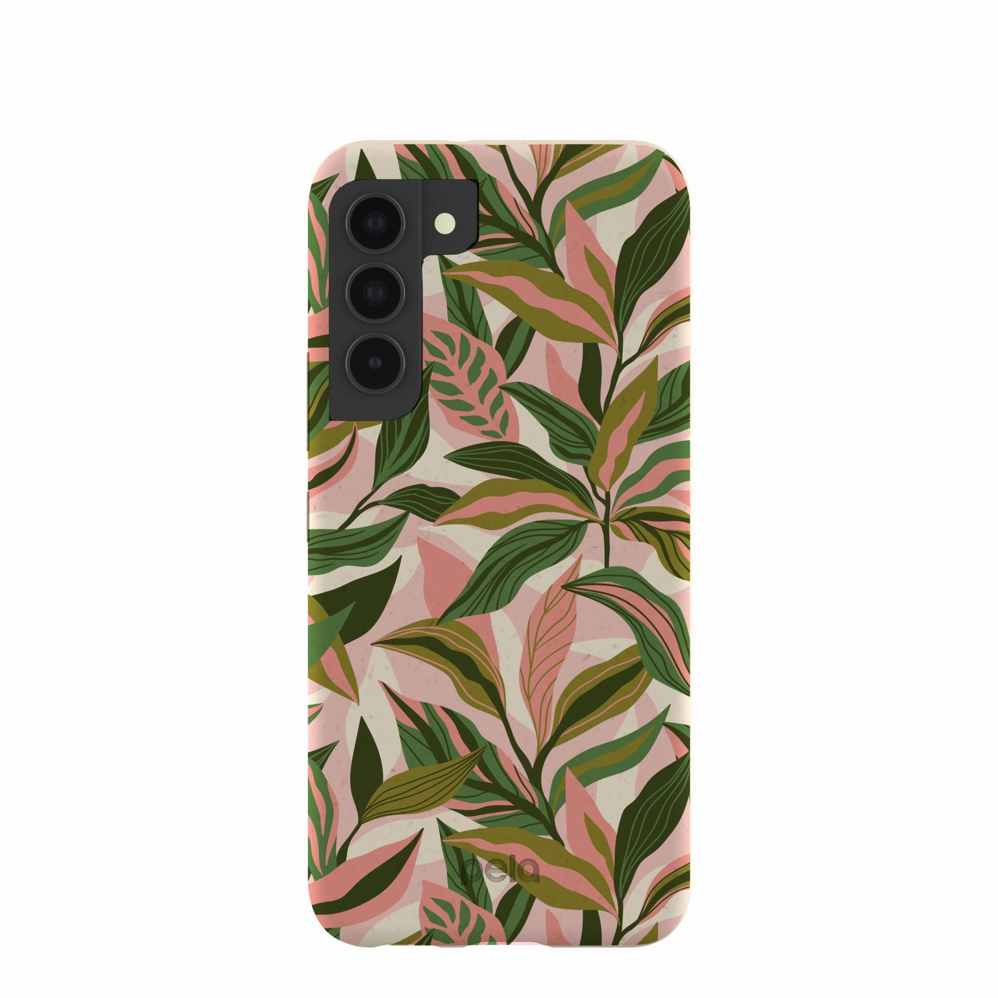 Anti Slip Compact Build London Fog Pink Botanics Samsung Galaxy S22 Case