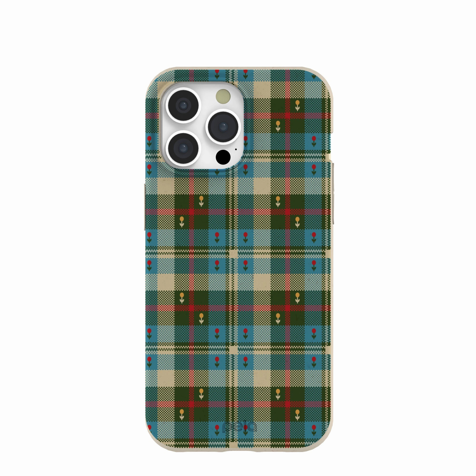 Elegant Pattern Matte Protection London Fog Plaid Picnic iPhone 15 Pro Max Case
