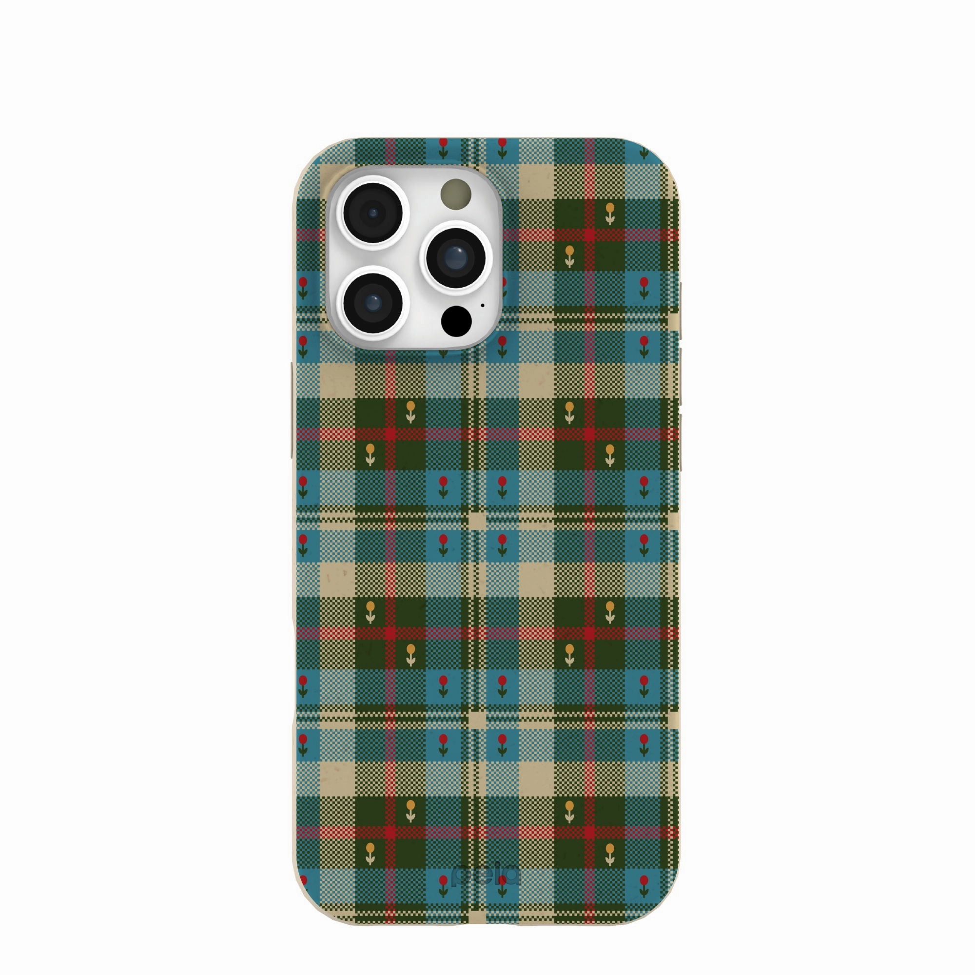 London Fog Plaid Picnic iPhone 16 Pro Max Case Rugged Outline