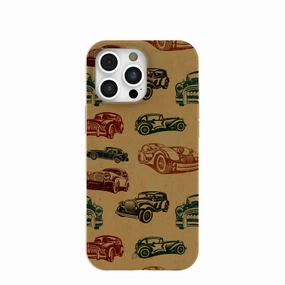 London Fog Retro Car iPhone 16 Pro Max Case Minimal Protection