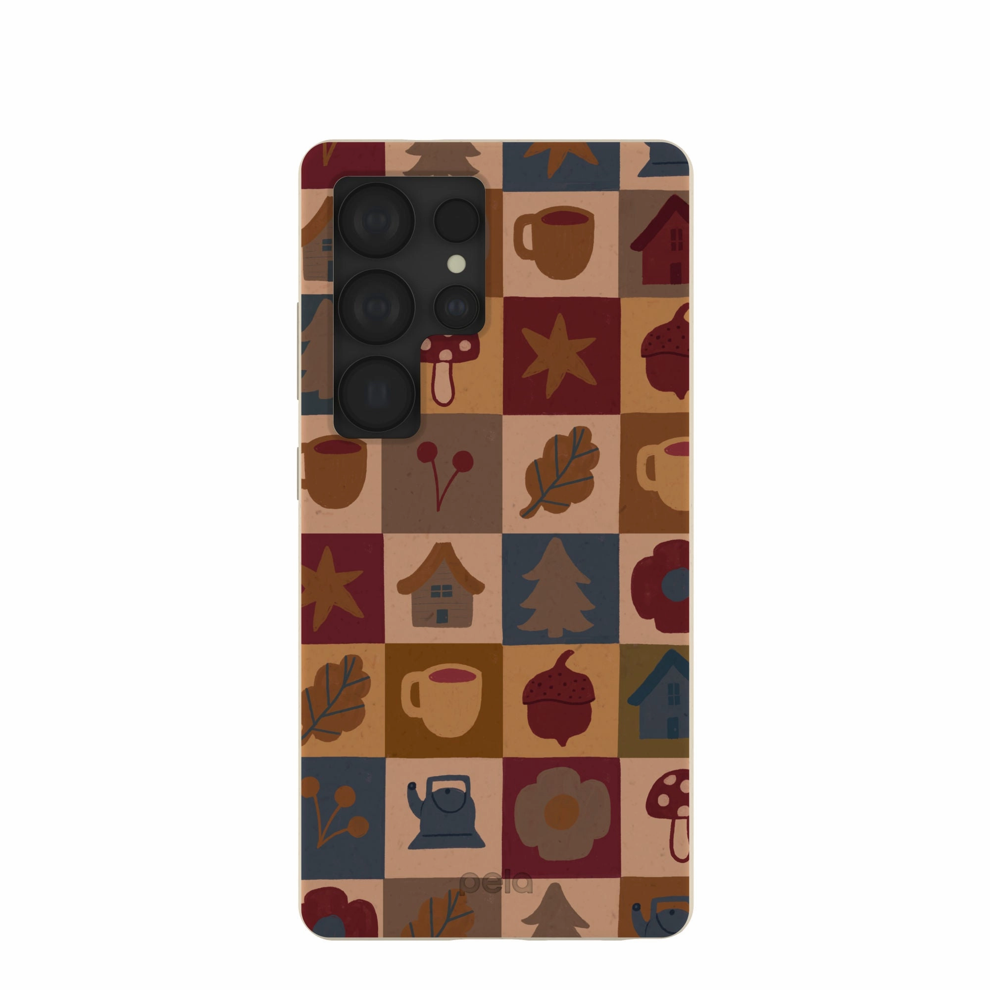 Fashion Accent London Fog Rustic Grid Samsung Galaxy S25 Ultra Case