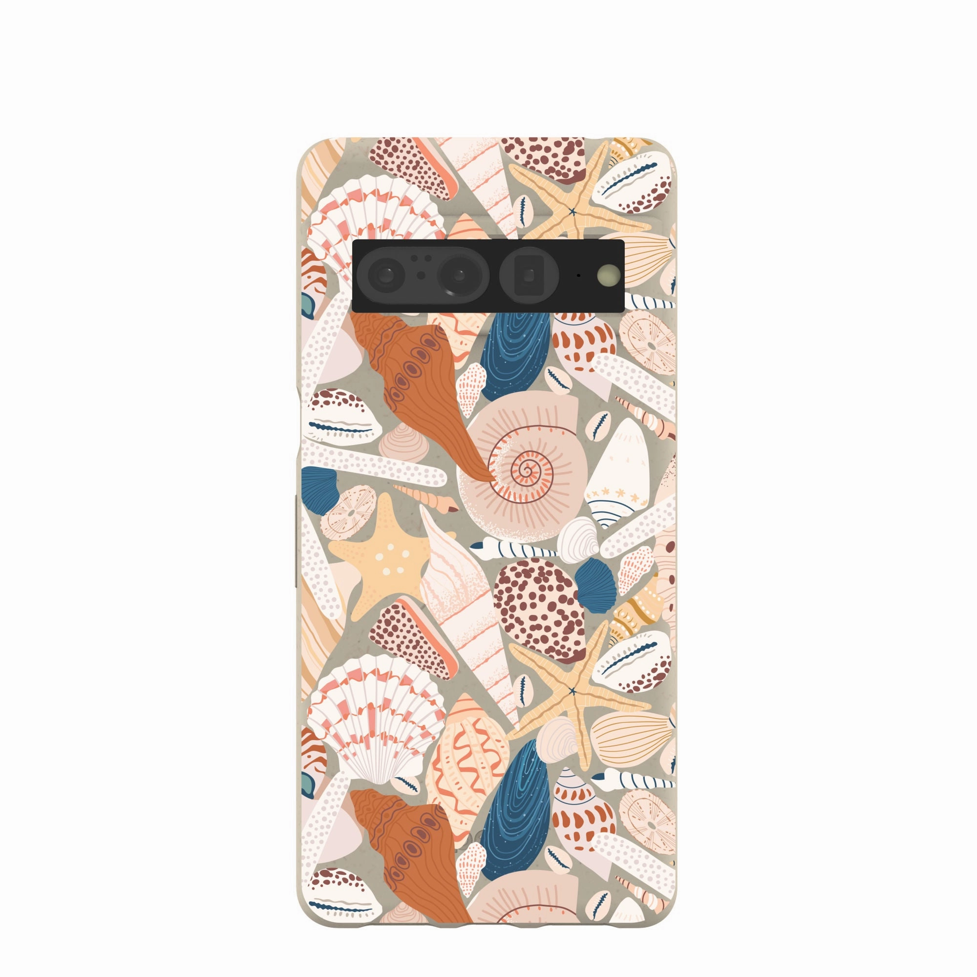 London Fog Sandy Shells Google Pixel 7 Pro Case Unique Texture Trendy Texture Finish