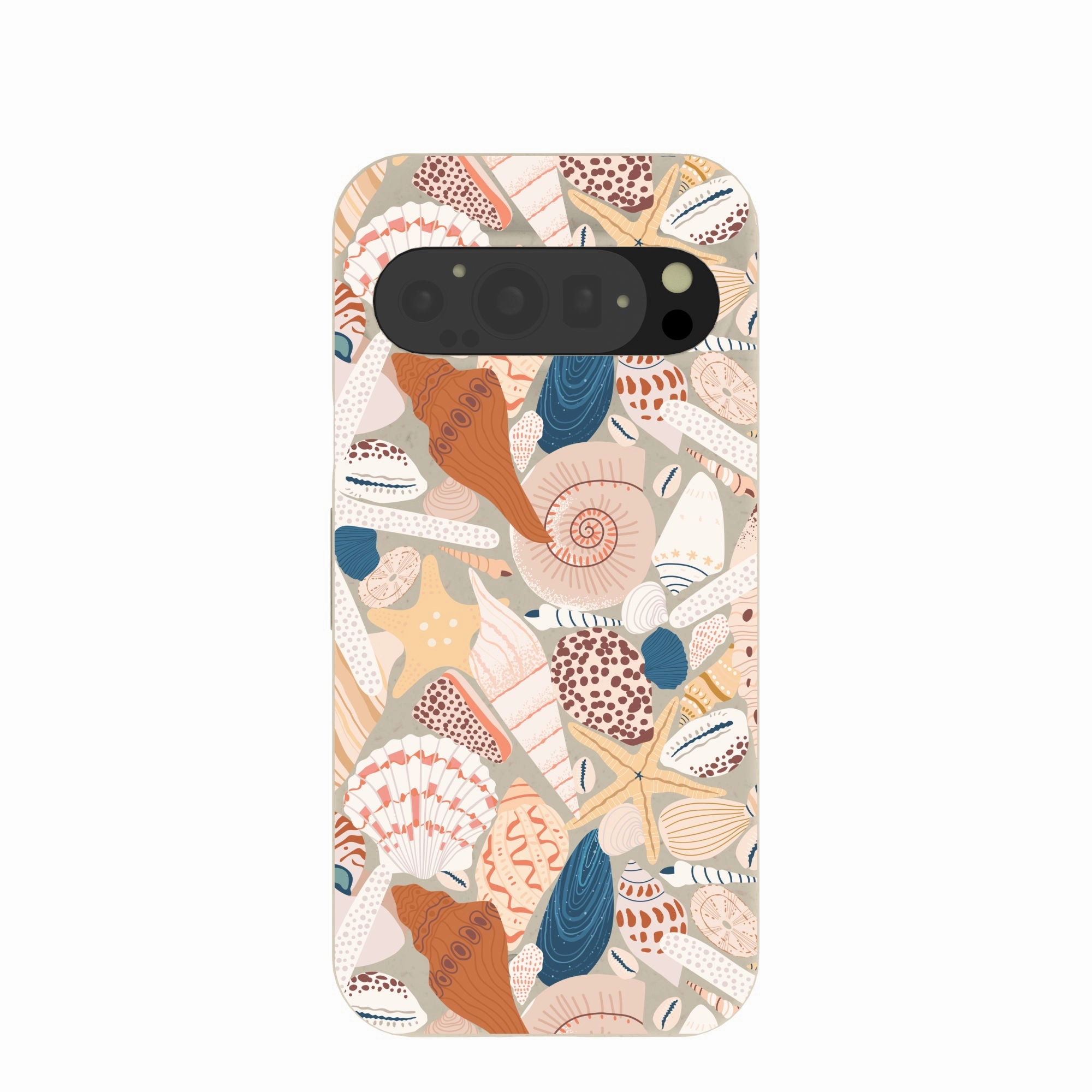 Compact Shape Minimal Feel London Fog Sandy Shells Google Pixel 9/9 Pro Case