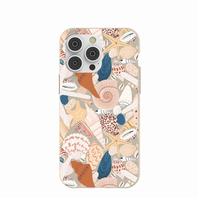 London Fog Sandy Shells iPhone 14 Pro Max Case Matte Texture