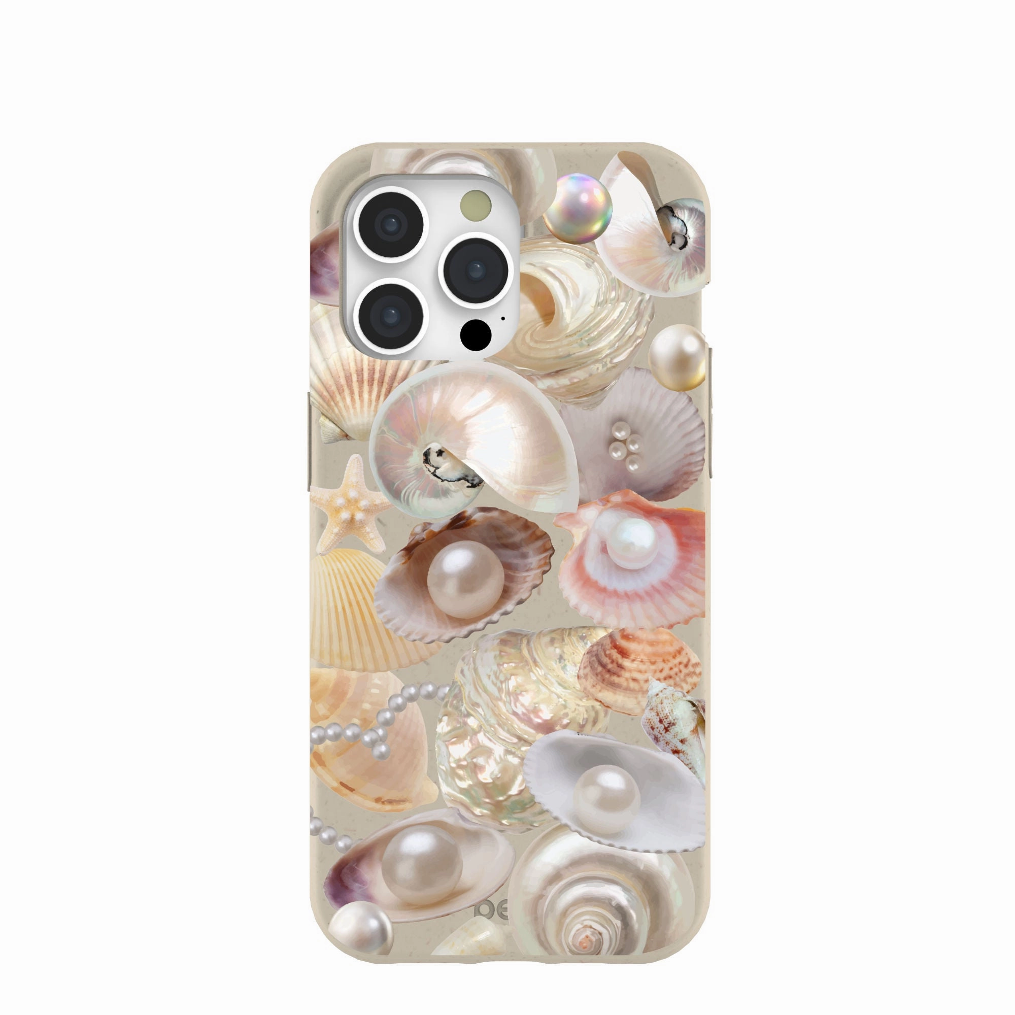 Soft Surface London Fog Sea Gems iPhone 15 Pro Max Case