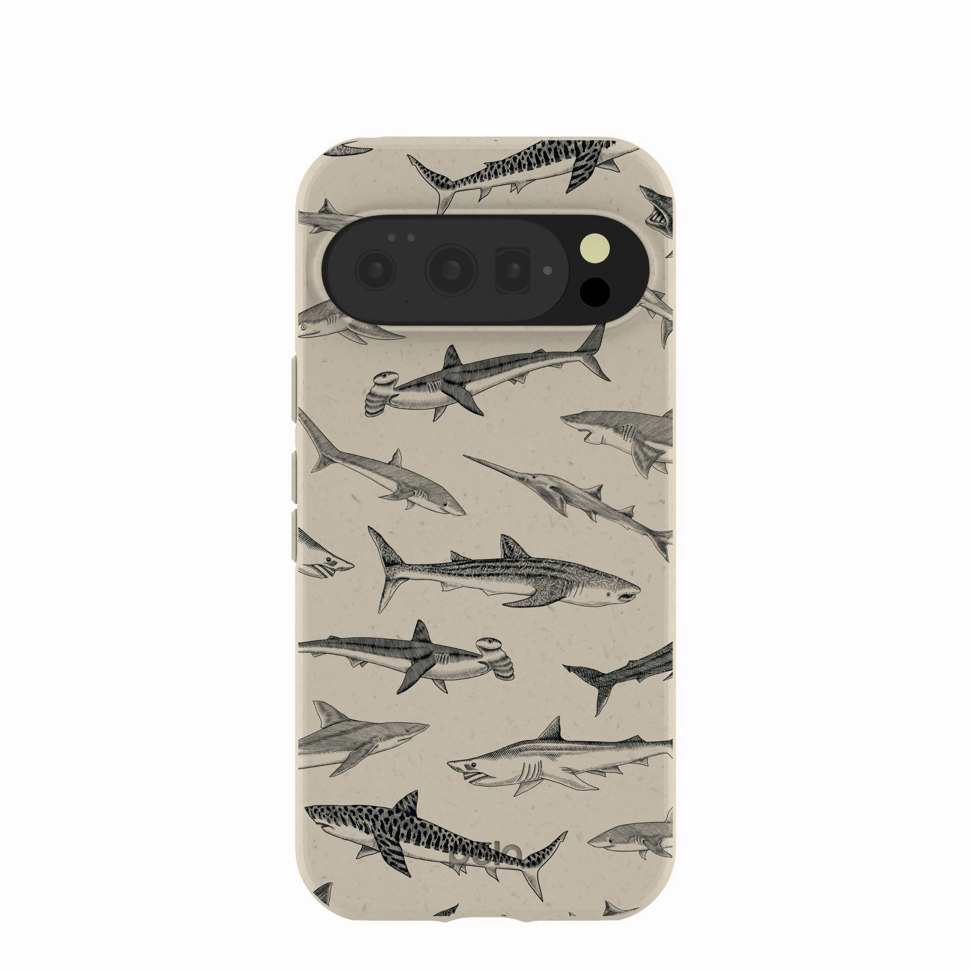 London Fog Shark World Google Pixel 10/10 Pro Case Flexible Feel Comfort Design Layer