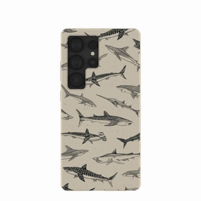 London Fog Shark World Samsung Galaxy S25 Ultra Case Non Slip Polished Style
